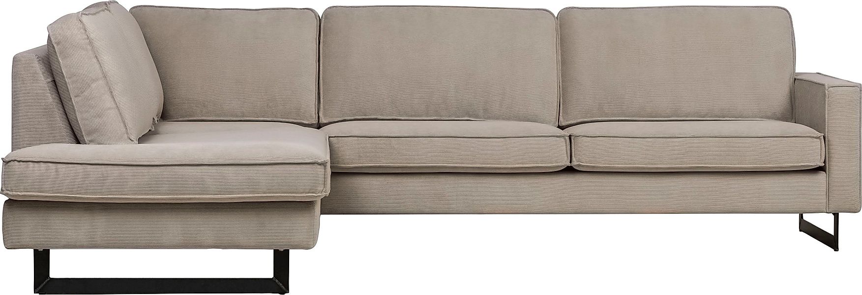 Home affaire Ecksofa "Pinto, 290 cm, Cord, Chenille, Lederoptik, Ottomane l günstig online kaufen