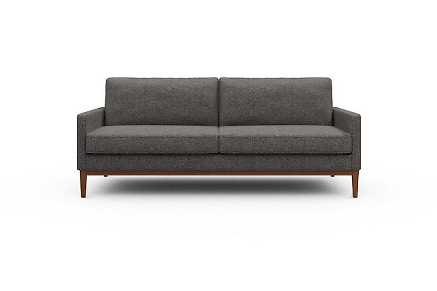 moebelfaktor Sofa Bodo 3-Sitzer, Retro-Design, elegante Linien, stabile Hol günstig online kaufen