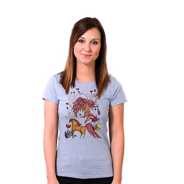 Witch In a Wonderland - Printshirt Frauen Bio & Fair günstig online kaufen