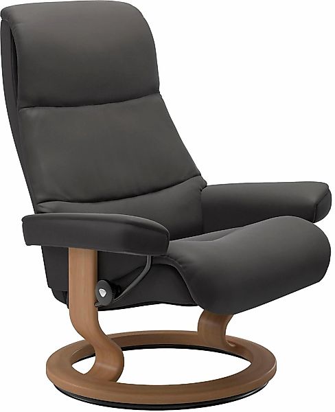 Stressless "View" Set, Relaxsessel mit Hocker, mit Classic Base, Größe M,Ge günstig online kaufen