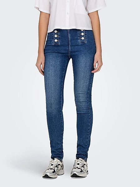 ONLY Skinny-fit-Jeans ONLDAISY HW BUTTON SKINNY günstig online kaufen