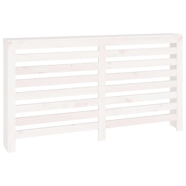 vidaXL Heizungsverkleidung, Heizkörperabdeckung Weiß 153x19x84 cm günstig online kaufen