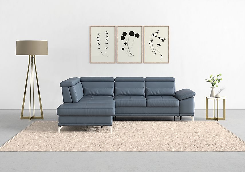 sit&more Ecksofa Cabrio L-Form, mit Sitztiefenverstellung, günstig online kaufen