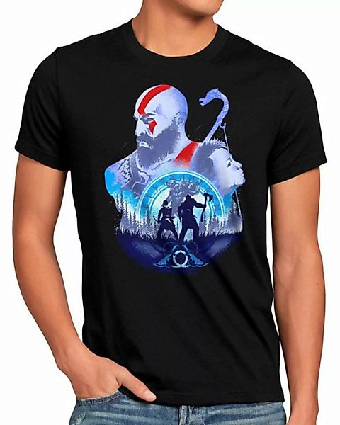 style3 Print-Shirt Herren T-Shirt Prepare For Ragnarok god of action advent günstig online kaufen