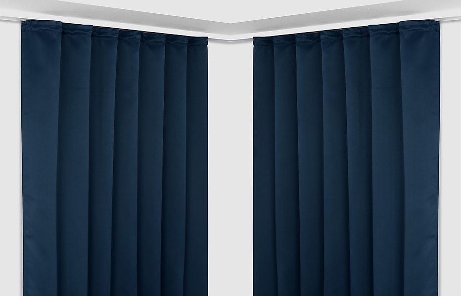 Beautex Verdunkelungsvorhang 2er Set Verdunkelungsgardine mit günstig online kaufen