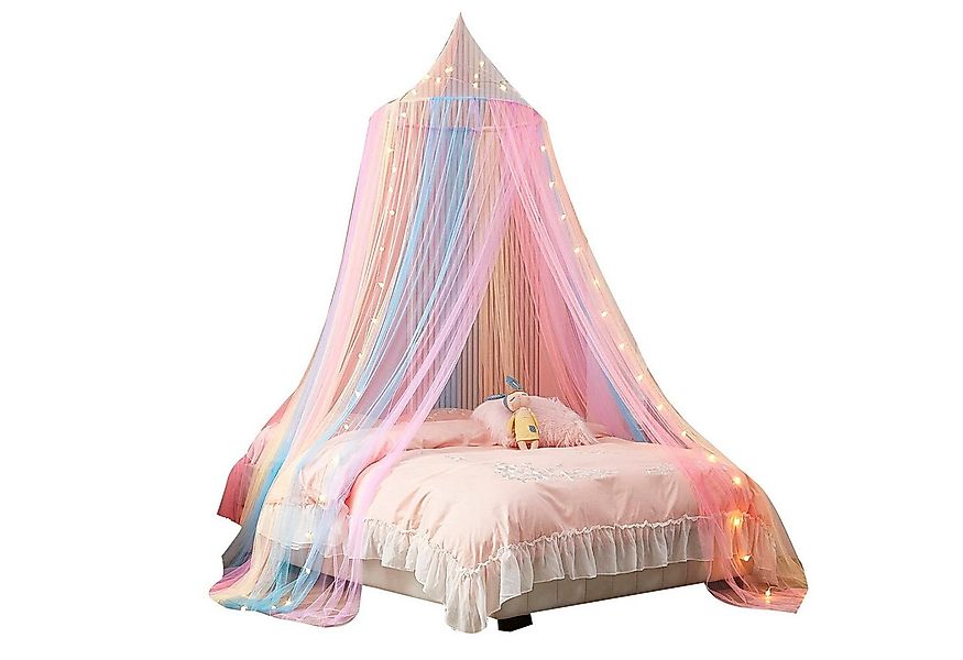 Refttenw Betthimmel Moskitonetz Bett Baby Baldachin Princess Regenbogen Bet günstig online kaufen