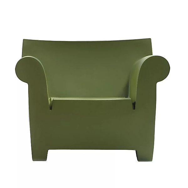 Kartell - Bubble Club Outdoor Sessel - grün/durchgefärbtes Polyethylen/105x günstig online kaufen