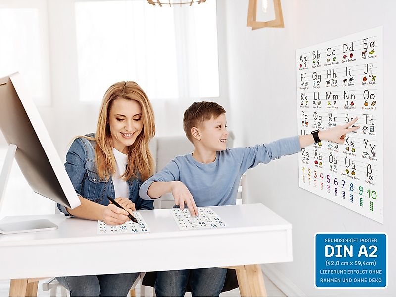 kizibi Poster Schulausgangsschrift Poster DIN A2, günstig online kaufen
