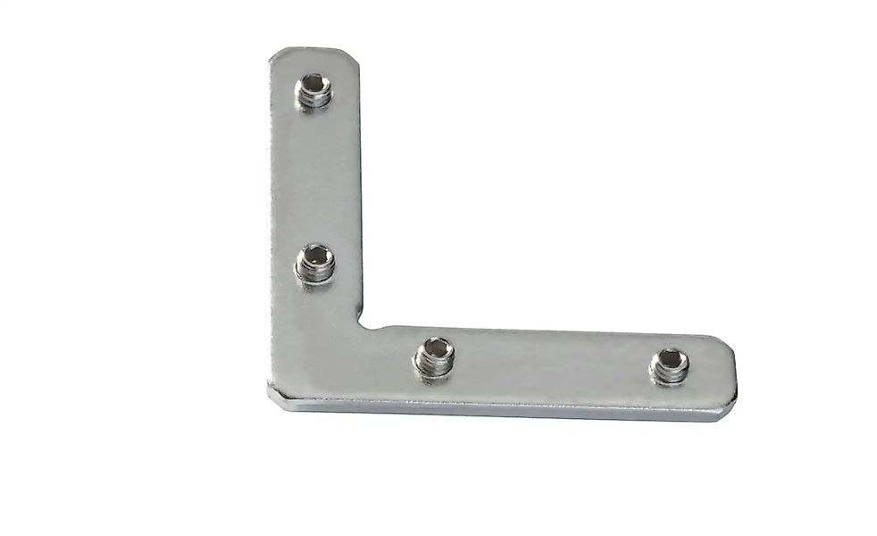 Mydeco Eckverbinder Level 1-Lauf   ¦ silber ¦ Stahl ¦ Maße (cm): B: 4,5 H: günstig online kaufen