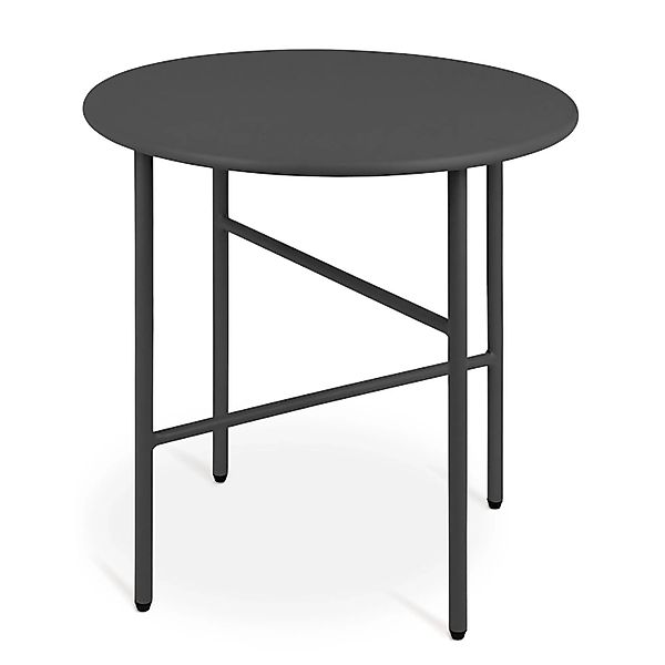 Bomoe Finn Beistelltisch Ø 44x46cm Schwarz Metall günstig online kaufen