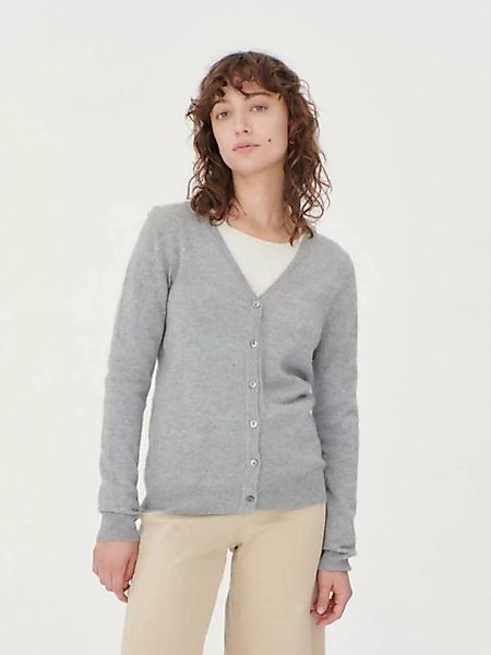 GOBI Cashmere Strickjacke V-Ausschnitt Kaschmirstrickjacke günstig online kaufen