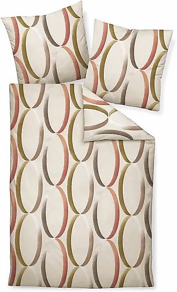 Janine Janine Feinbiber Bettwäsche DAVOS 65156 taupe siena Größe:  155x220 günstig online kaufen