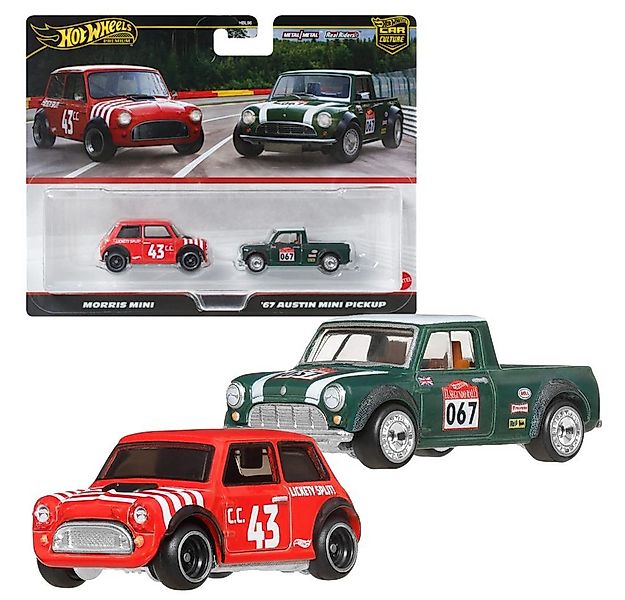 Hot Wheels Spielzeug-Rennwagen Morris Mini + Austin Mini Pickup 1967 Hot Wh günstig online kaufen