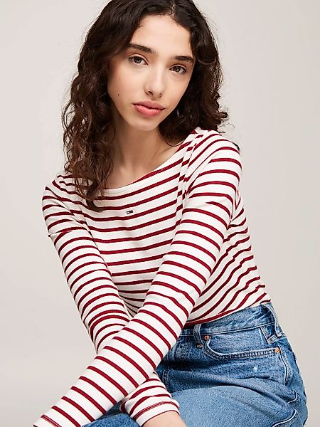 Tommy Jeans Langarmshirt TJW BRETON STRIPE LS im Streifendesign günstig online kaufen