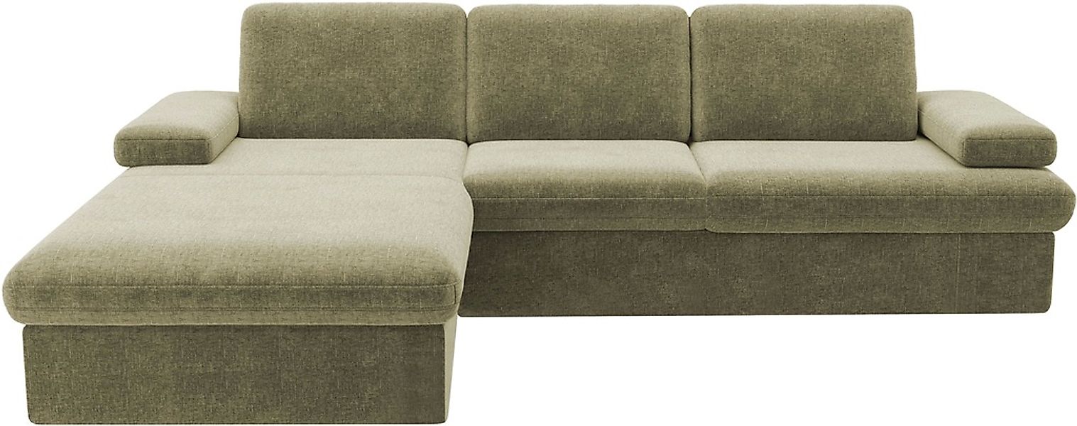 sit&more Ecksofa "Moreno L-Form, B: 247 cm" mit Armteilverstellung, optiona günstig online kaufen