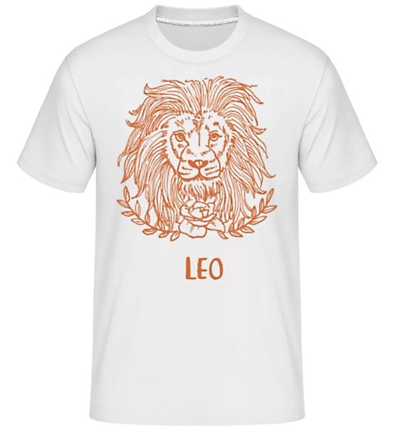 Scribble Style Zodiac Sign Leo · Shirtinator Männer T-Shirt günstig online kaufen