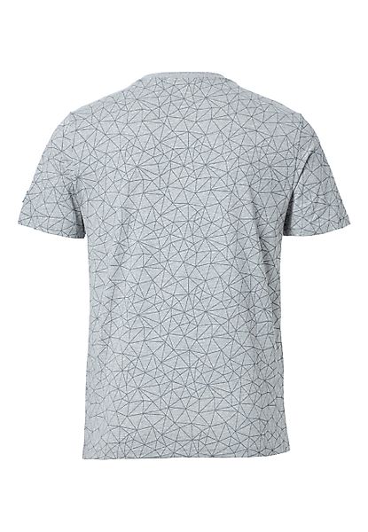 FORSBERG T-Shirt mit Polygonmuster günstig online kaufen