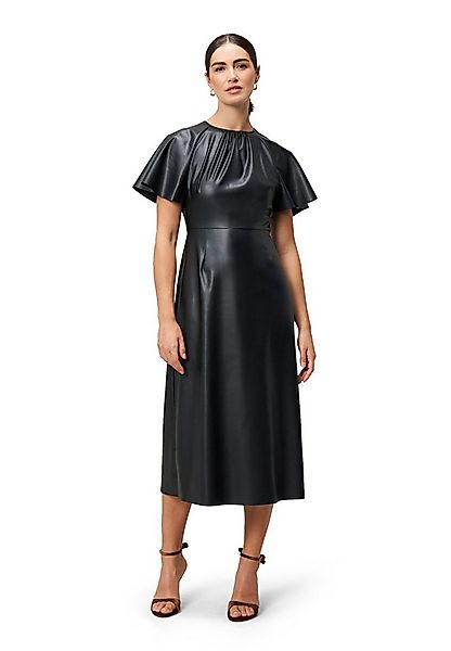 Zero Midikleid Damen in Lederoptik drapiert /gerafft günstig online kaufen