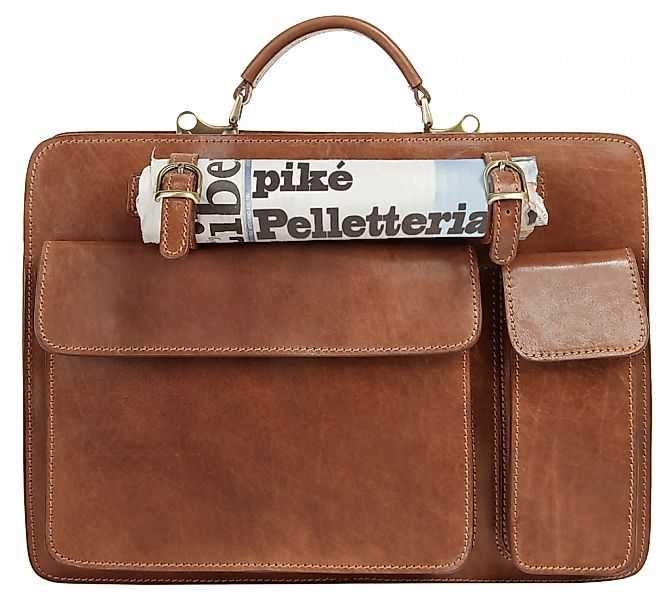 Piké Aktentasche echt Leder, Made in Italy günstig online kaufen