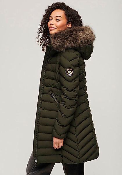 Superdry Steppjacke "FUJI FAUX FUR HOOD MID LENGTH", mit Kapuze günstig online kaufen