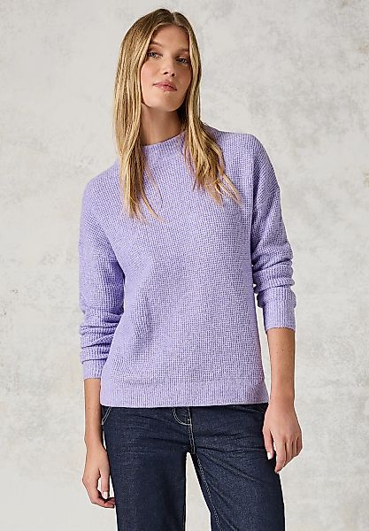 Cecil Strickpullover, mit Materialmix günstig online kaufen