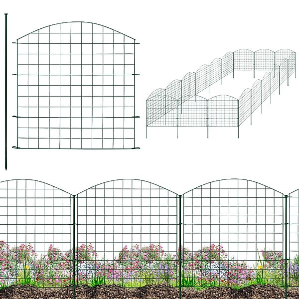 V2Aox Teichzaun Zaun Gartenzaun Steckzaun Teichzaun günstig online kaufen