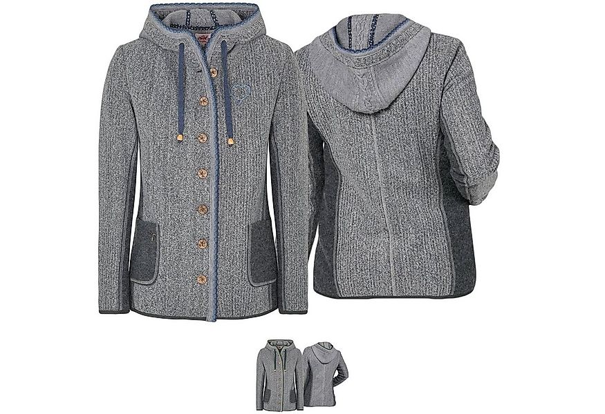 Spieth & Wensky Trachtenjacke WILHELMINA Damen Strickjacke Wolljanker Janke günstig online kaufen