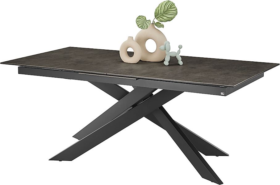 set one by Musterring Esstisch »Baltimore« Platte aus Glas-Keramik, auszieh günstig online kaufen