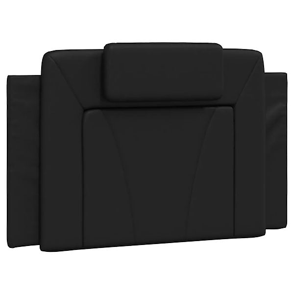 vidaXL Kopfteil-Kissen Viana Schwarz 80 cm Kunstleder 374760 günstig online kaufen