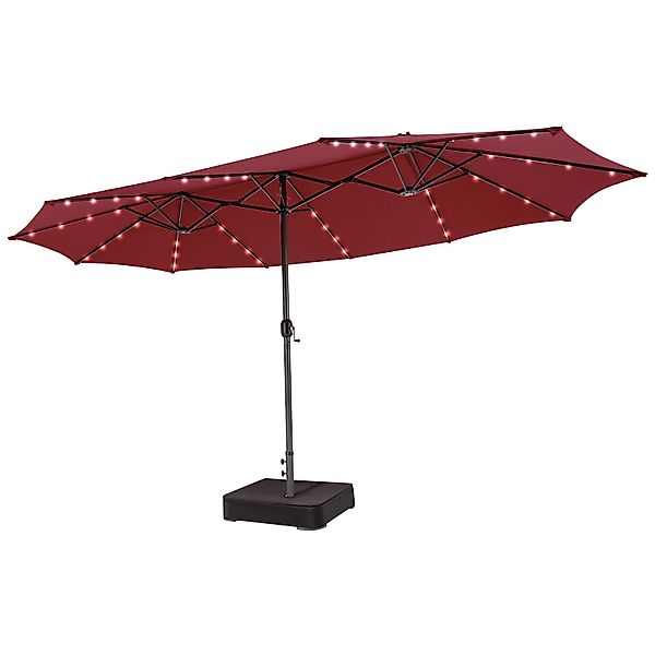 COSTWAY Sonnenschirm, 450 x 260 cm, günstig online kaufen