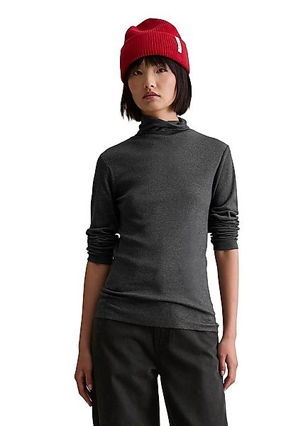 Marc O'Polo DENIM Langarmshirt aus Rippjersey günstig online kaufen