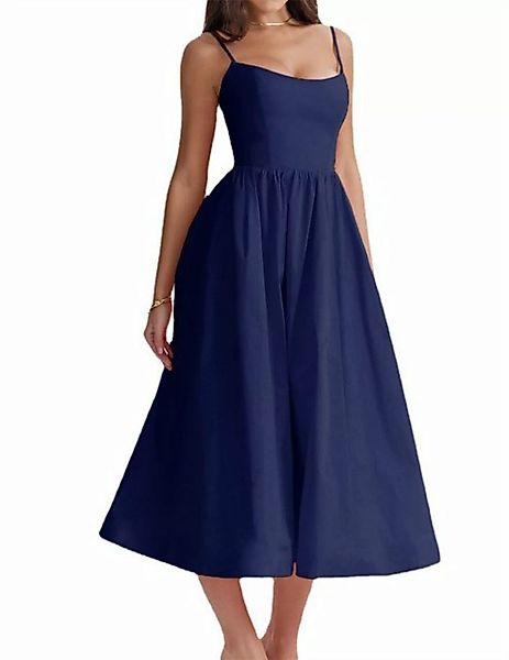 AFAZ New Trading UG Sommerkleid Sexy rückenfreies Straps-Sommerkleid für Da günstig online kaufen