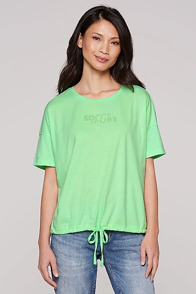 SOCCX Rundhalsshirt, mit Baumwolle günstig online kaufen