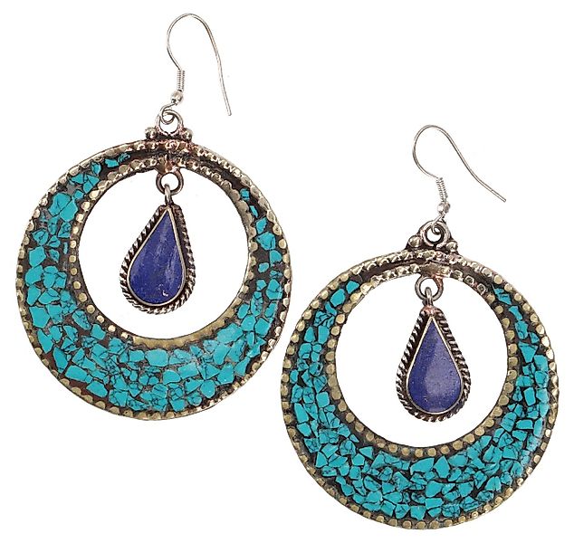 Guru-Shop Paar Ohrhänger Boho Tibet Ethno Ohrringe, tibetischer Schmuck.. günstig online kaufen