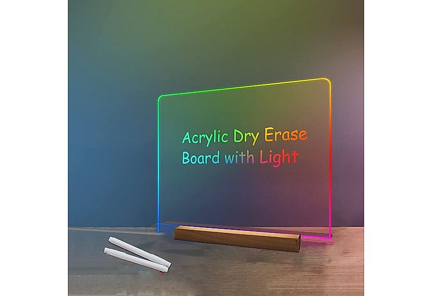 XDeer Tafel Leuchtende Acryl-Nachrichtentafel Kalendertafel, mit zwei Marki günstig online kaufen