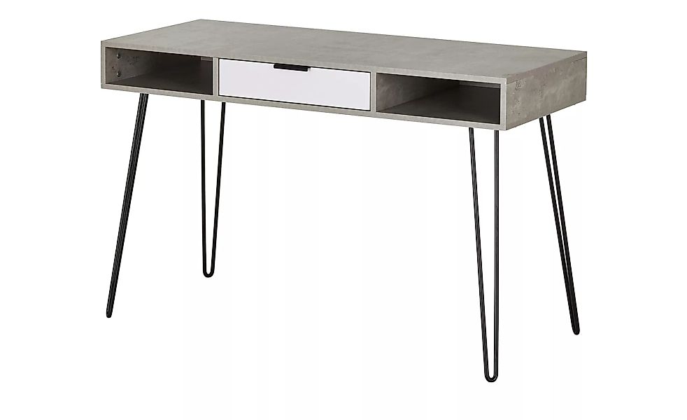 Schreibtisch  Mondego - grau - 120 cm - 76 cm - 48 cm - Sconto günstig online kaufen