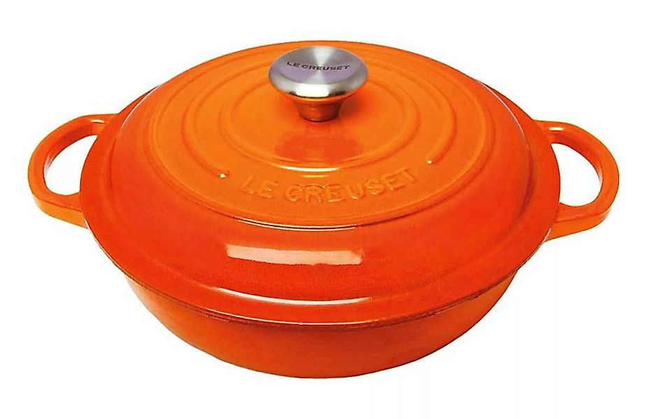 Le Creuset Stew Pot Signature Gusseisen Bräter Ofenrot 22cm günstig online kaufen