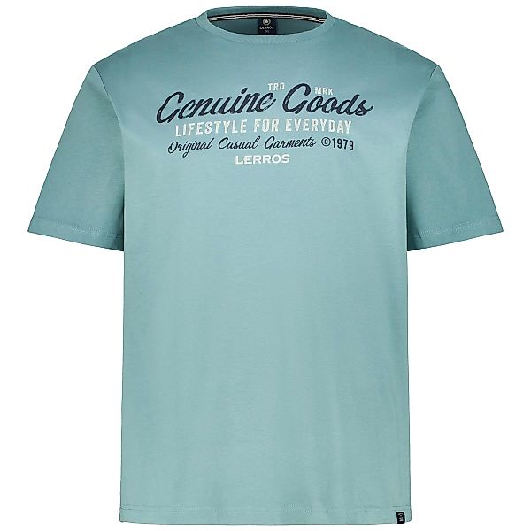 Lerros T-Shirt mit Label-Print Farbe türkis Größe: 3XL günstig online kaufen