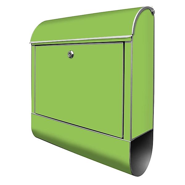 Banjado Design Briefkasten Silber Pulverbeschichtet 39x47x14cm 2 Schlüssel günstig online kaufen