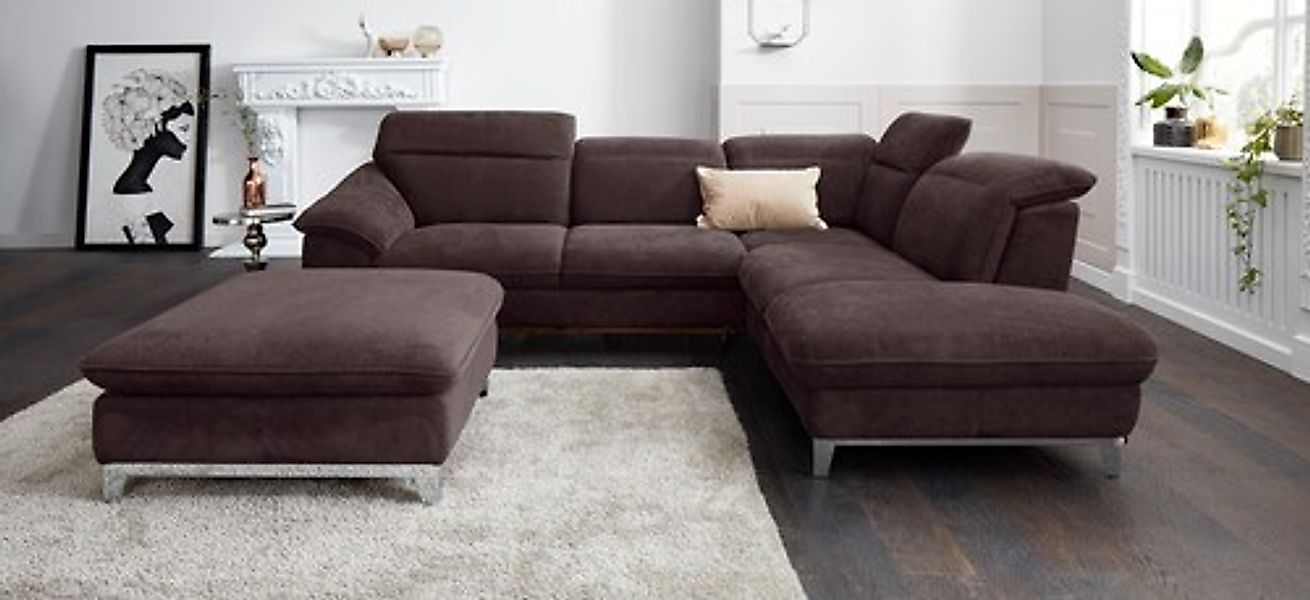 COTTA Polstergarnitur »Teresa L-Form«, (Set), Set bestehend aus: Ecksofa mi günstig online kaufen