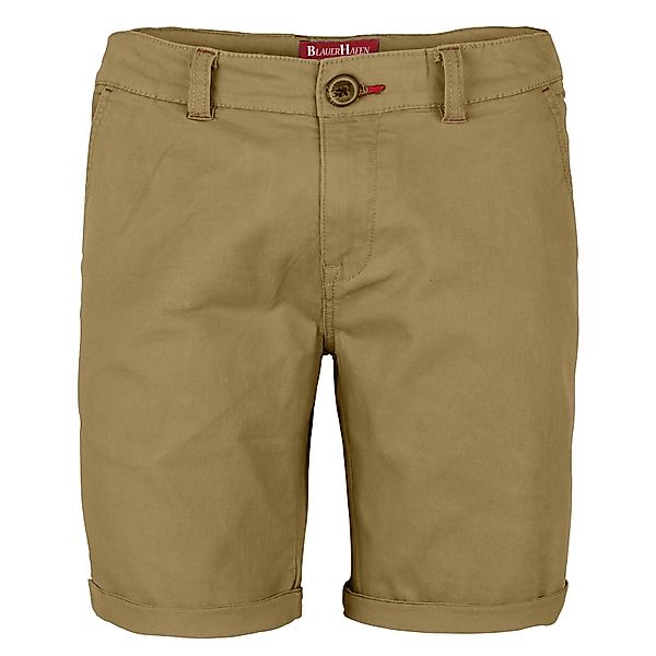 BlauerHafen Chinoshorts Herren Stretch Chino Shorts günstig online kaufen