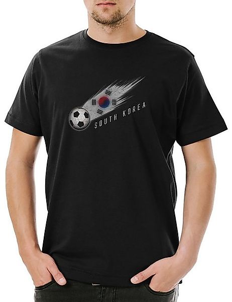Urban Backwoods Print-Shirt South Korea Football Comet I Herren T-Shirt Süd günstig online kaufen