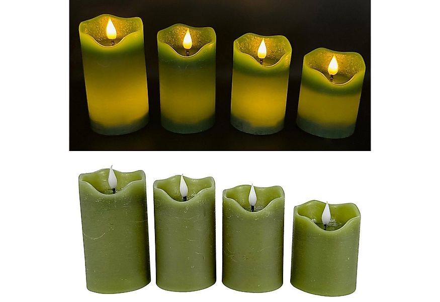Online-Fuchs LED-Kerze - 4 LED Kerzen im Set mit Dimmer, Timer und Fernbedi günstig online kaufen