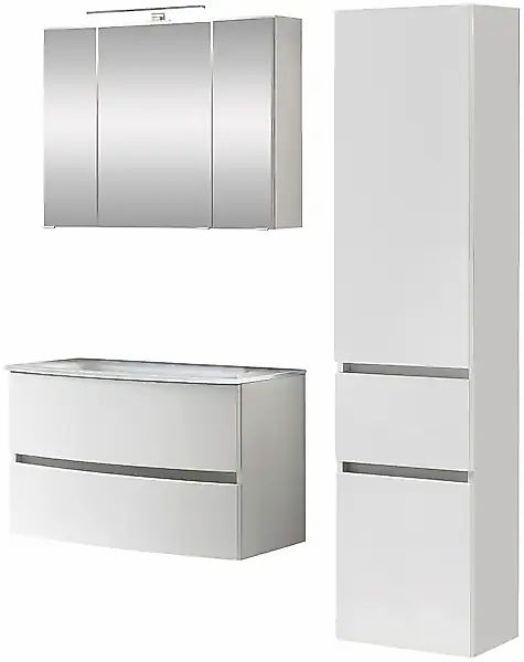 welltime Badezimmer-Set »Kaunas« Set, 3 Stk. tlg. günstig online kaufen