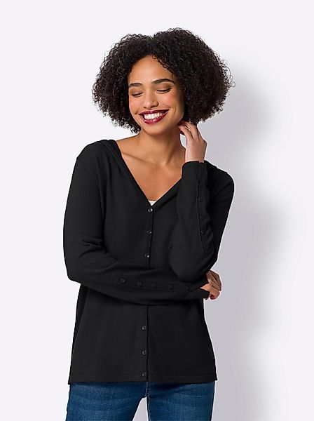 heine Kapuzenstrickjacke günstig online kaufen