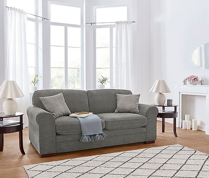 Home affaire "Broughton" weicher Sitzkomfort, incl. 2 Zierkissen, Keder günstig online kaufen