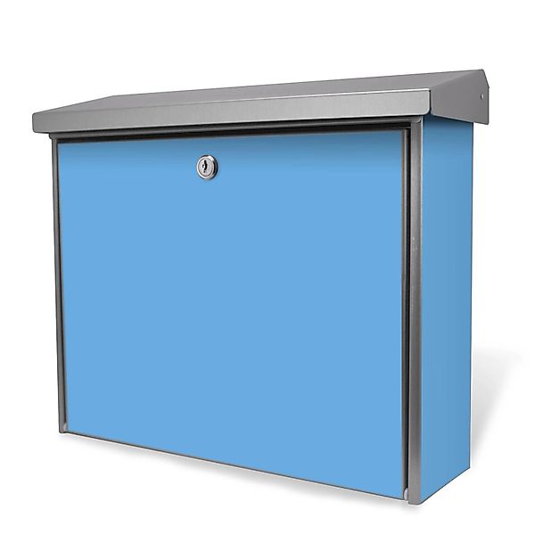 Banjado Briefkasten Edelstahl 38.5x31.5x12cm Ohne Zeitungsfach Inkl. Montag günstig online kaufen