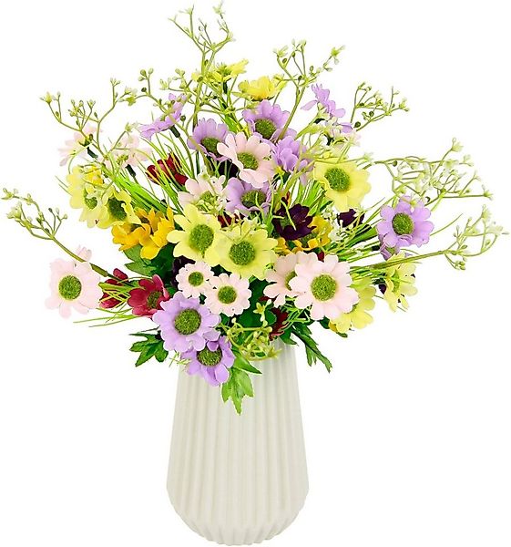Kunstblume Margeriten-Mix, I.GE.A., Höhe 36 cm, Vase aus Keramik günstig online kaufen
