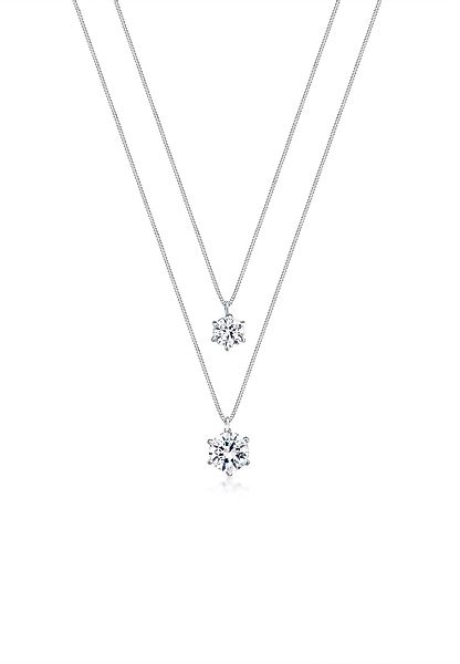Elli Gliederkette Layer Rund 925 Silber, günstig online kaufen