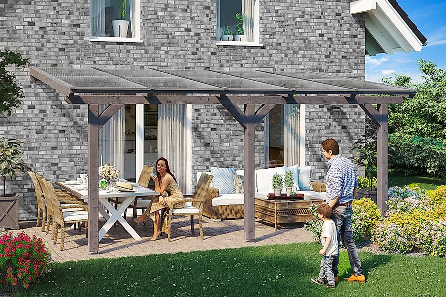 Skanholz Terrassendach "Bormio" günstig online kaufen